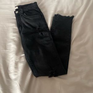 Kids black skinny jeans